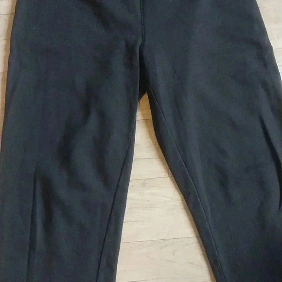 Lands' End Sport Knit Straight Leg Sweatpants Womens Medium Hike Camp Crop - Picture 3 of 9